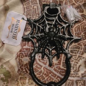 Spiderweb door knocker